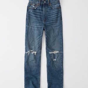 Abercrombie Ultra High Rise Straight Jeans
